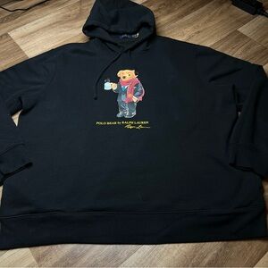 RALPH LAUREN -POLO BEAR -Pullover Hoodie with pockets - EXCELLENT Condition! XXL